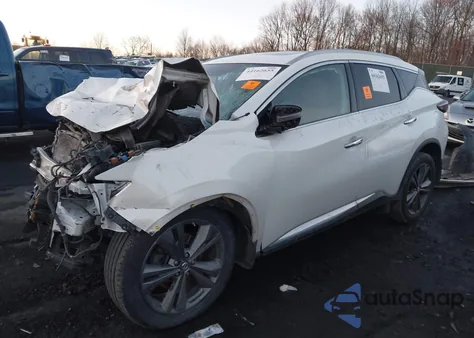 2019 Nissan Murano Platinum from USA, damaged, VIN 5N1AZ2MS9KN125484